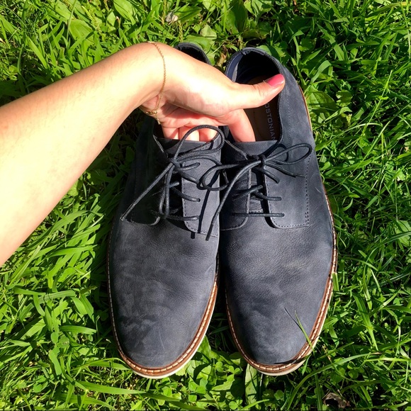 Bostonian Navy Suede Men’s Dress Shoes Size 10.5 main image 8